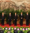 胡锦涛等十七届中央政治局常委同中外记者见面