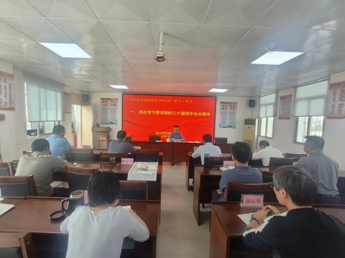 湛江市科协召开党组理论学习中心组（扩大）会议传达学习贯彻党的二十届四中全会精神